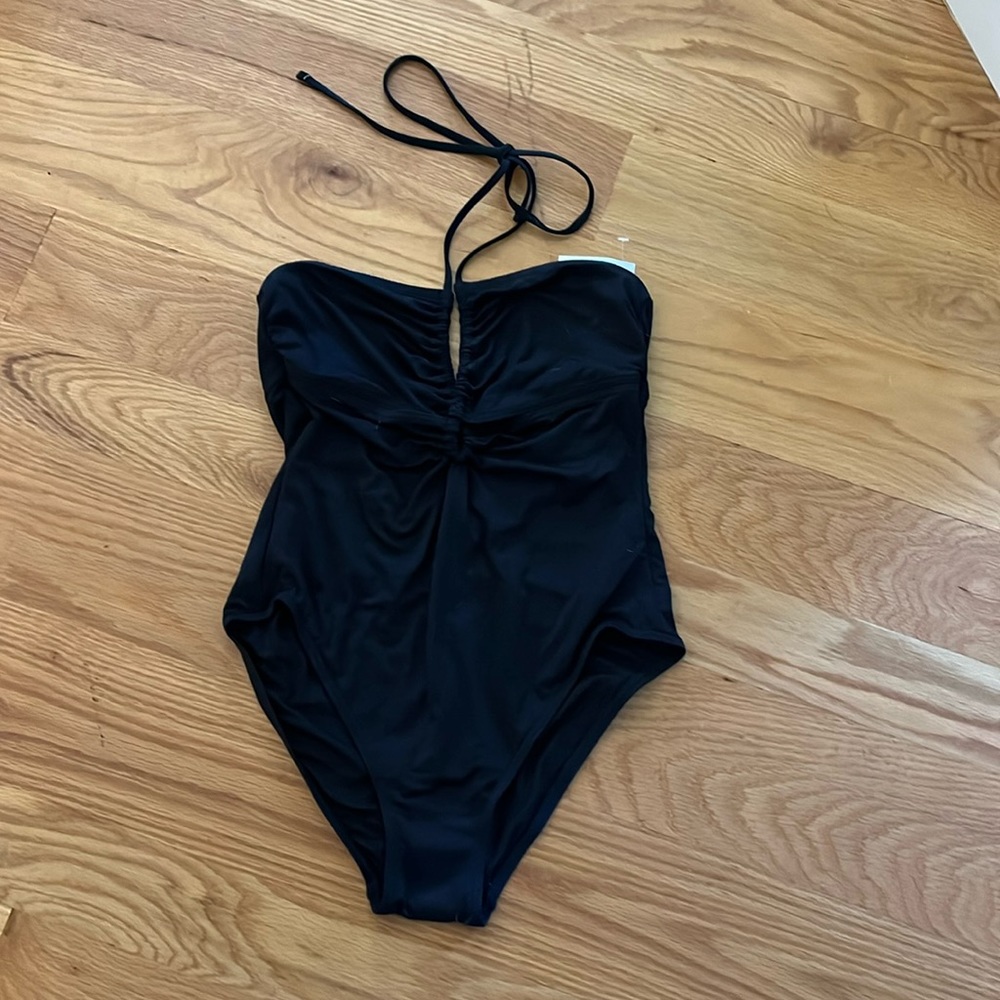 NWT Banana Republic Black One Piece Bathing Suit